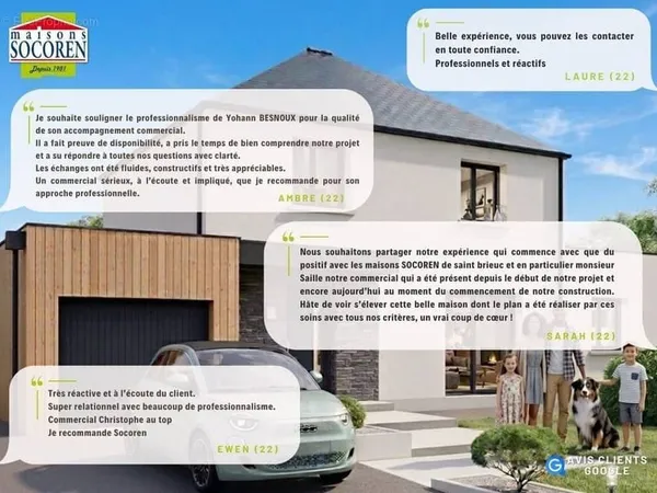 Terrain à bâtir de 332 m² à PLELO (22)