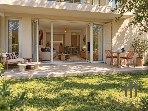T3 de 58 m² avec terrasse et grand jardin - secteur Borély,