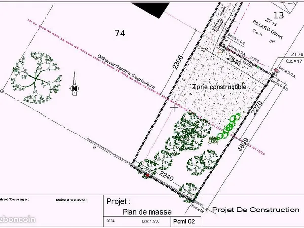 Terrain constructible