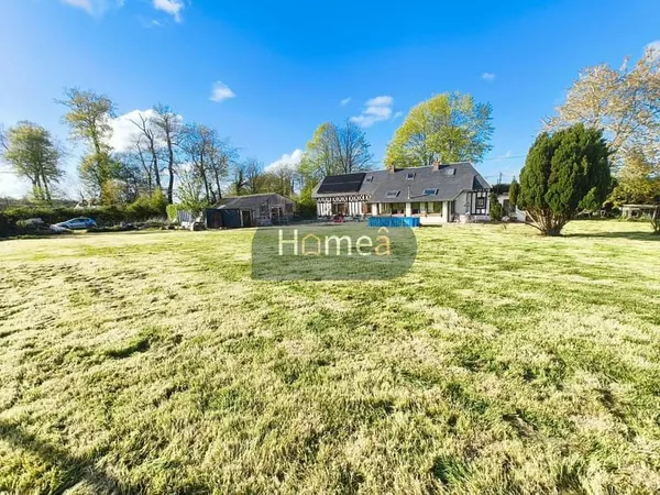 Maison normande vivable de plain pied sur 3800m2 de terrain