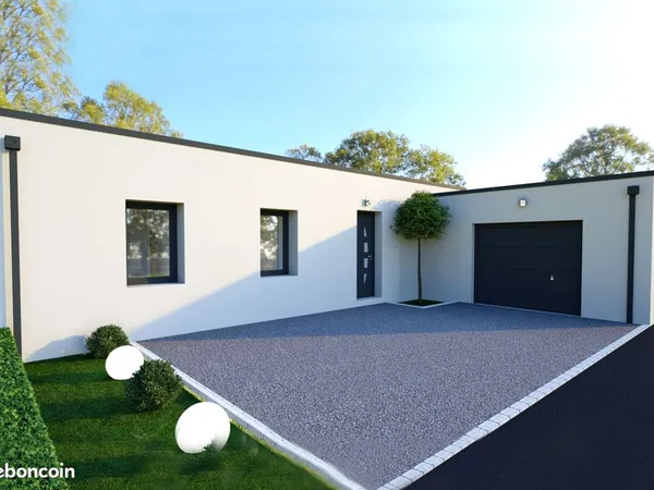 Maison 3 chambres sur un terrain de 504 m² à FONTENAY-LE-COMTE