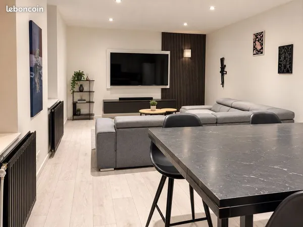 Lot de 2 appartements (jardin+cave)