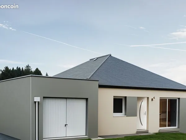 Maison plain-pied 2 chambres & garage