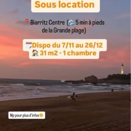 Location Appartement Biarritz Centre