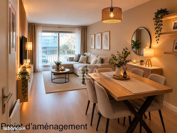 Appartement 3 pièces 60 m²