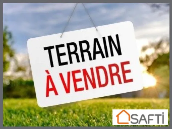 Terrain constructible au calme avec vue dégagée