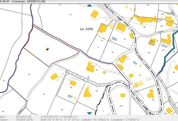 Terrain industriel 4095 m²