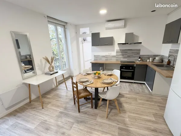 T2 BIS lumineux de 43m² avec balcon — Périgueux