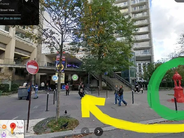 Parking sous la tour Helsinki proche métro Olympiades