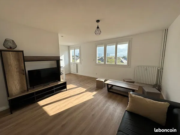 4 chambres meublées en colocation - 93m² - RENNES, Sainte Thérèse - lumineux et rénové - 425 CC