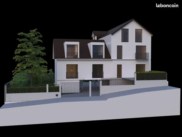 Terrain + PC purgé - Immeuble 5 logements - Champs-sur-Marne