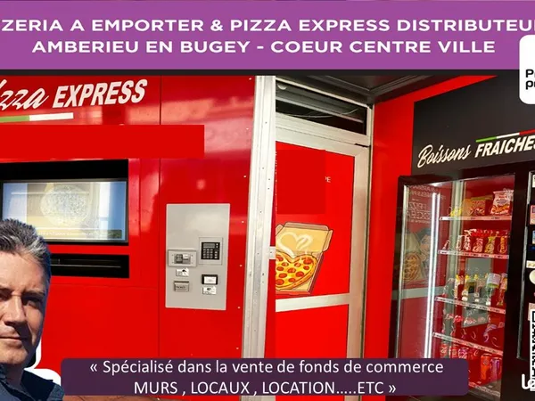 Fonds de commerce pizzeria 140 m²