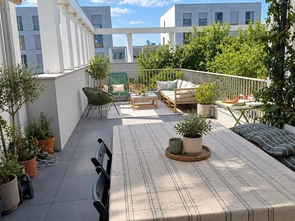 Appartement Clichy - 4 pièces 79 m² - Rooftop - 3 chambres - Parking