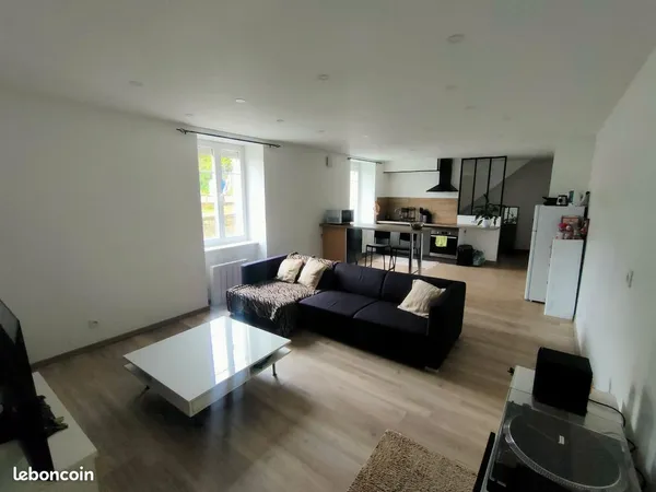 Appartement 60 m² avec garage et jardin