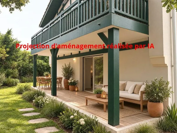 VILLEFRANQUE - Appartement 3 pièces avec jardin privatif de 3