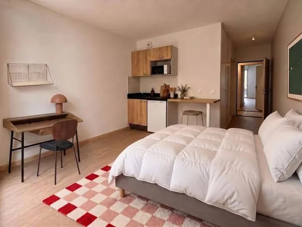 Studio 1 pièce 19 m²