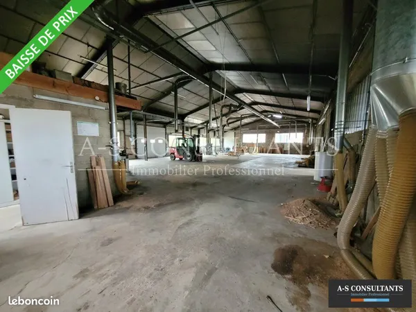 LOCAL D'ACTIVITE 690 m² MORAS EN VALLOIRE
