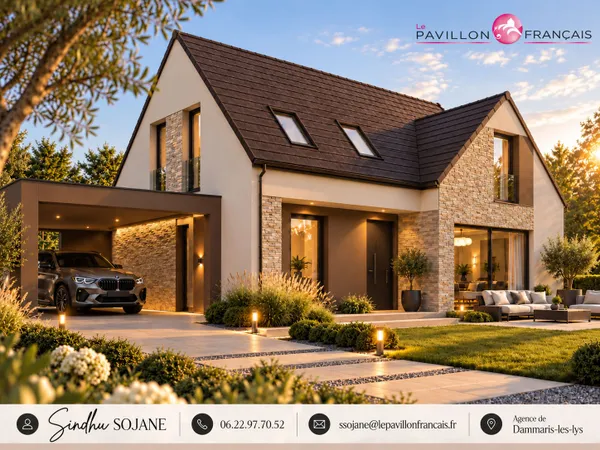 Terrain + maison 115 m²