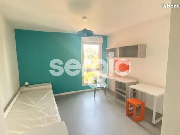 Studio 1 pièce 19 m²