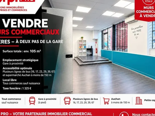 Local commercial 105 m²