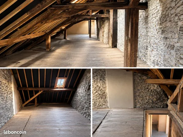 Grenier 80 m² à aménager - Quartier Rivotte, Besançon