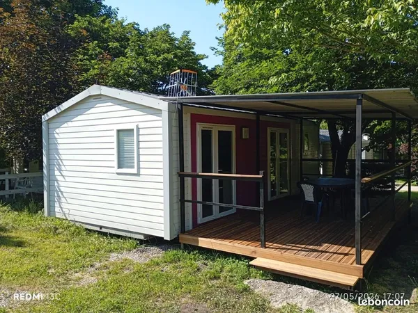 Mobil home sur terrain a vendre
