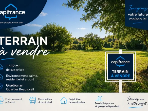 Terrain 1539 m²