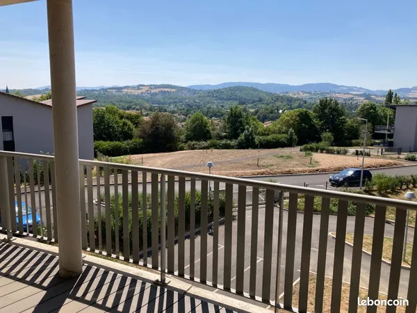 Bel appartement F3 récent - 68 m2 avec terrasse et garage à La Talaudière