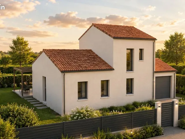Projet de construction d'une maison 110.54 m² avec terrain à LES MARTRES-D'ARTIERE (63)