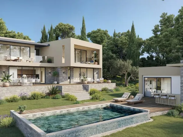 Art de vivre à Mougins — Villa d'architecte, piscine privée et jardin préservé