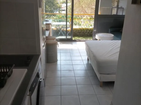 Studio de 21 m² meublé avec vue dégagée