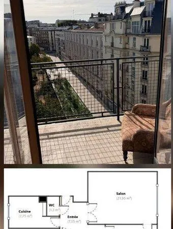 Appartement 2 pièces 56 m²