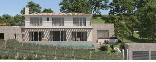 Terrain avec Permis Accordé & Vue Dégagée