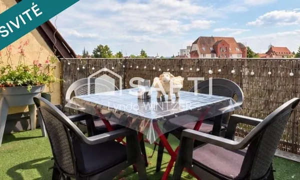 SÉLESTAT - APPARTEMENT 3 PIÈCES DE 70 M² AVEC TERRASSE ET CAVE