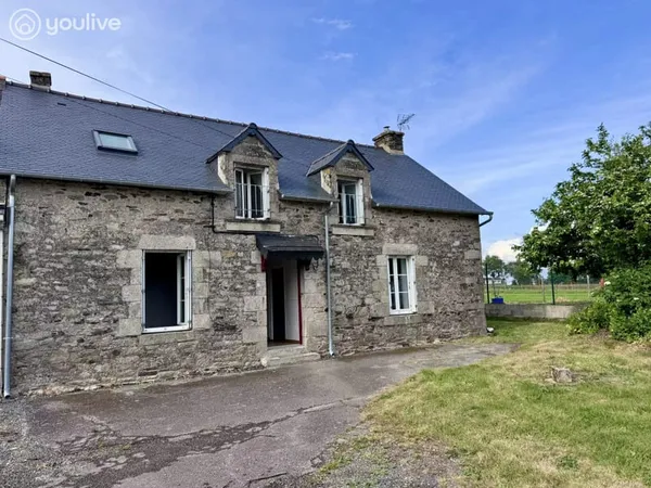 NOYAL PONTIVY maison en pierre110 m2 sur 1400m2