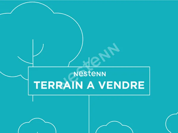 Terrain constructible à vendre viabilisé en hyper centre de Mouzillon à 2min à pieds des commodités,