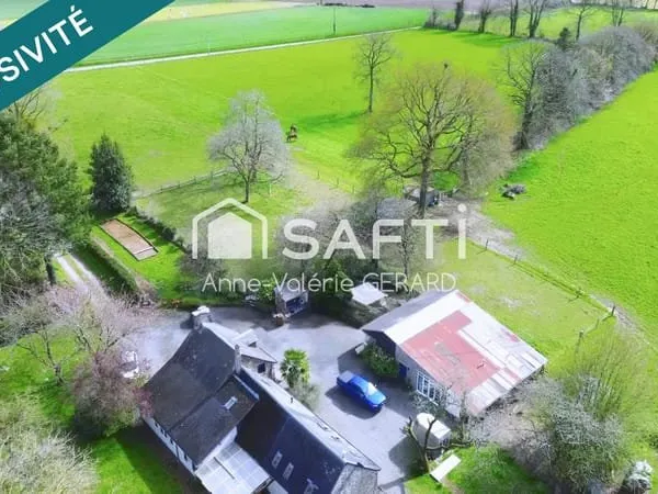 Maison 173m² avec 2.9 hect+Dépendance avec piscine