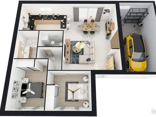Maison 2 pièces 72 m²