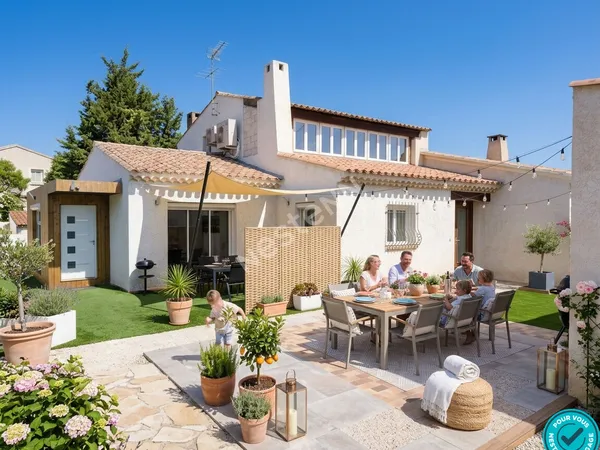 Maison d'exception à La Ciotat - 5 pièces, 2 Suites Parentales en RDC & dépendance R+1.