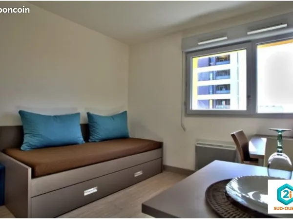 Studio 1 pièce 18 m²