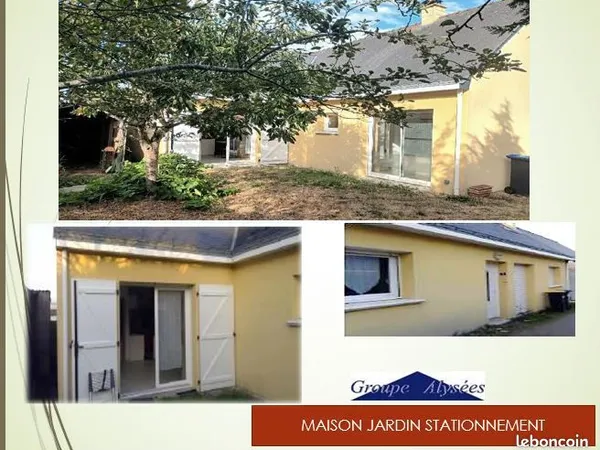 ST NAZAIRE en impasse, calme, MAISON 125m2 mini (102 ++en RDC) , avec jardin, et Pks 8mn de la mairi
