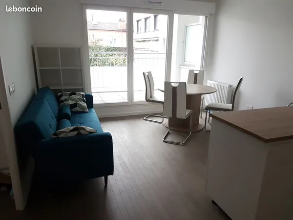 ASNIÈRES - BEAU 2 PIÈCES DE 41 M² meublé- 1er ETAGE avec PARKING - dans un immeuble récent