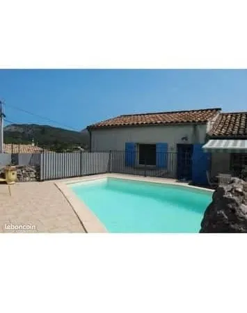 Maison terrain piscine studio
