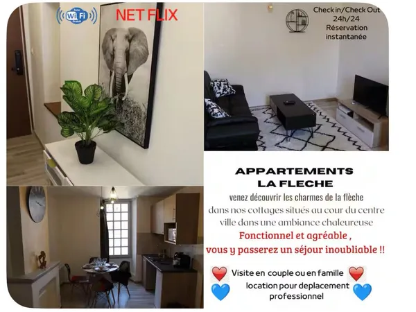 Appartement de 30m2 à louer sur La Flèche