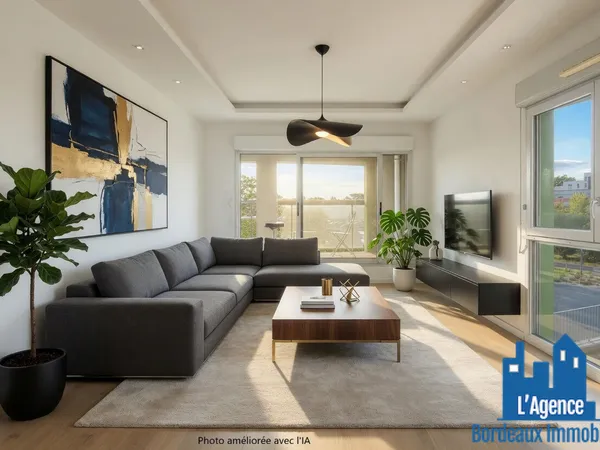 EXCLUSIVITÉ !!! LORMONT - CENTRE COMMERCIAL 4 PAVILLONS - APPARTEMENT TYPE 2 DE 40 M² AVEC TERRASSE 