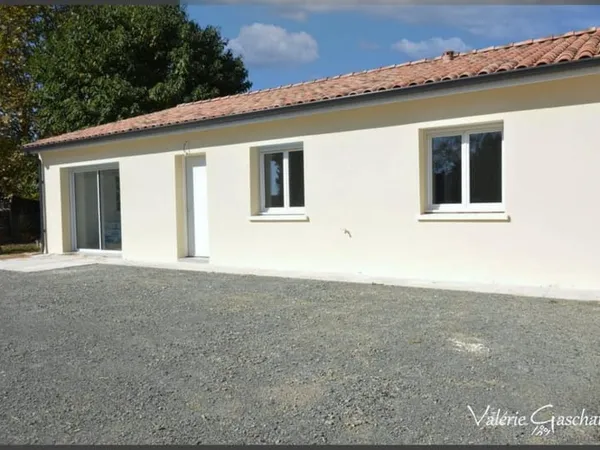 SAINT MEDARD DE GUIZIERES (33) Maison neuve de plain-pied - 110 m² - 3 CH dont suite parentale - DPE