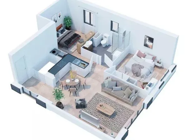 Appartement 3 pièces 50 m²