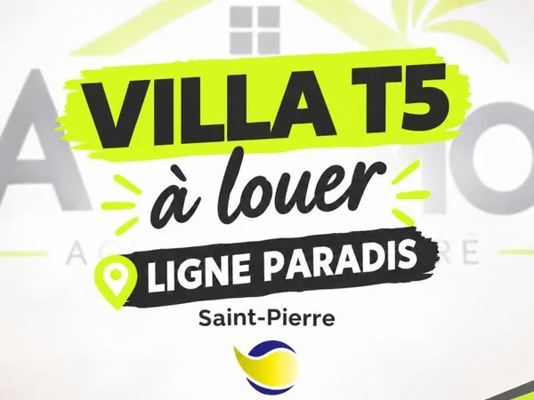 VILLA T5 À LOUER A SAINT PIERRE DE LA RÉUNION