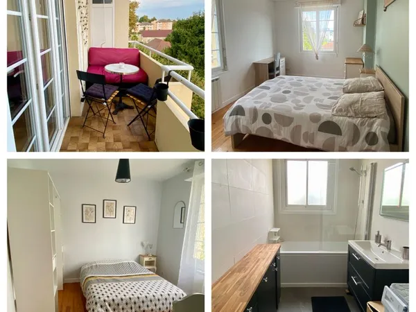 PAU - Appartement 76 m² meublé pour Colocation (2 personnes)