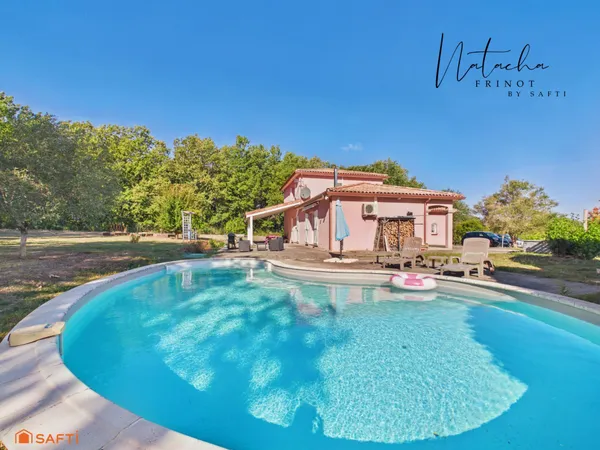 Maison 4 ch. DPE B, piscine sur près de 6000 m²
